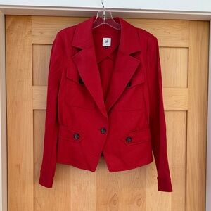 Women's Red Blazer Jacket
